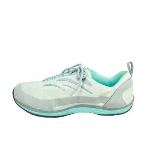 LL Bean Gray Nylon Lace Up Classic Sports Athletic Sneaker Shoes Size 8 M